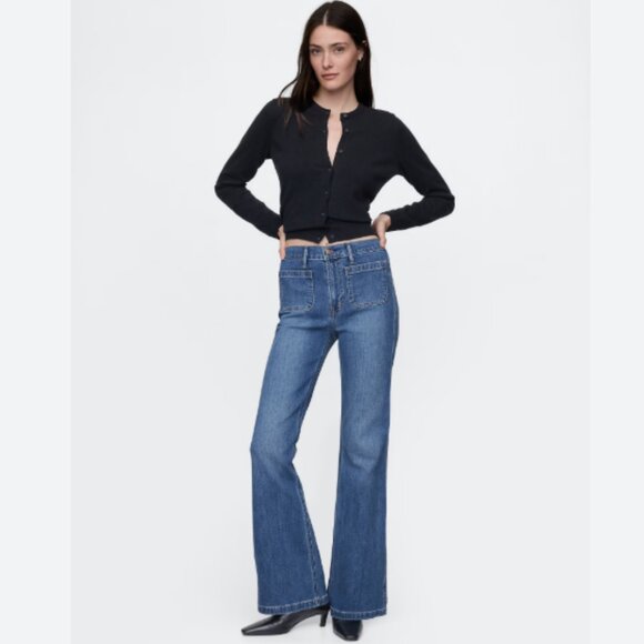 NWOT Gap 70's Flare jeans sz16 - Picture 1 of 4